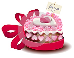 Valentine's cake