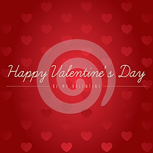 Valentine's card - be my valentine