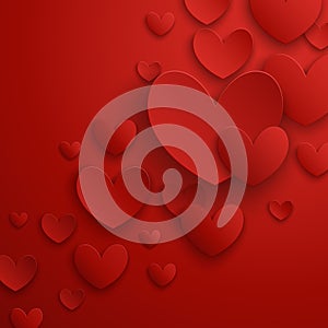 Valentine`s Day abstract background.