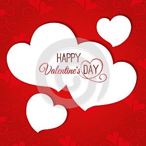 Valentine's day abstract background