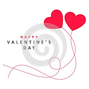 Valentine`s day background with love