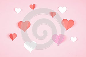 Valentine\'s day backgrounds. Templates to convey our love.