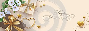 Valentine`s day banner