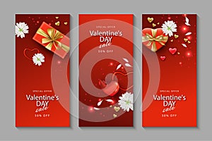 Valentine`s day banner