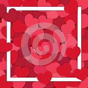 Valentine`s day card. Romantic background