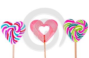Valentine`s Day. The concept of love, sweet heart candy