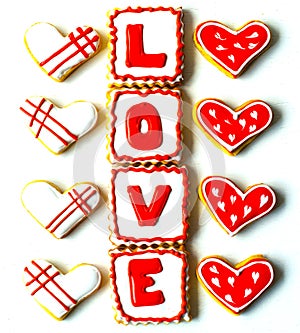 Valentine`s Day cookies
