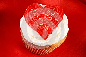Valentine's day cupcake