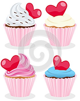 Valentine s Day Cupcakes Collection