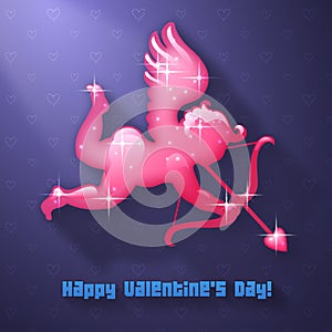 Valentine`s Day Cupid Archer