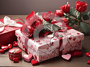 Valentine\'s Day, a festival of happiness and love.