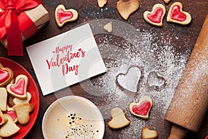 Valentine`s day greeting card