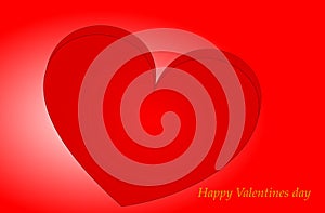 Valentine`s Day greeting card