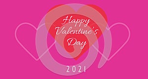 ValentineÃ¢â¬â¢s Day greeting card. photo