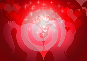 Valentine's Day postcard