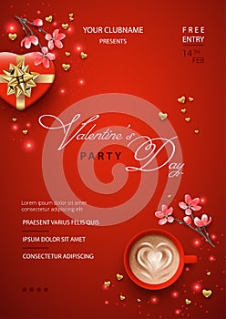 Valentine`s day poster