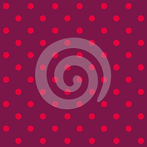 Valentine`s retro polka dots red burgundy pattern