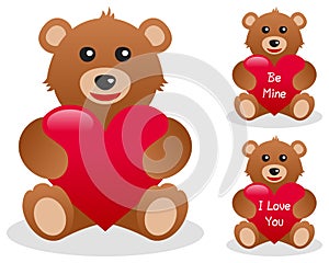 Valentine s Teddy Bear with Heart