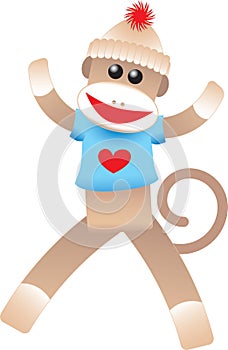 Valentine Sock Monkey