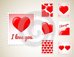 Valentine Stamps