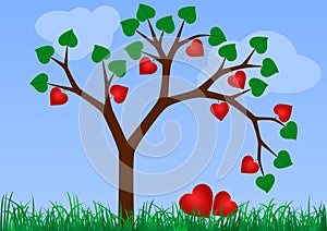 Valentine (wedding) tree