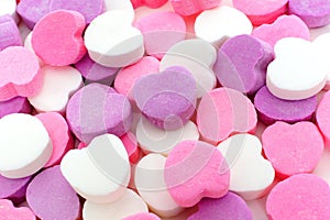 Valentines candy background