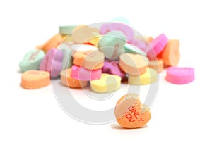 Valentines Candy Hearts