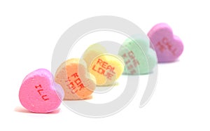 Valentines Candy Hearts