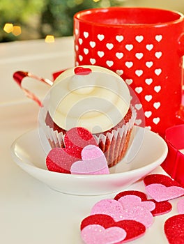 Valentines cupcake