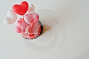 Valentines cupcake