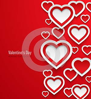 Valentines day abstract background.