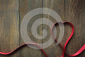 Valentines day background.colorful love shape by red ri