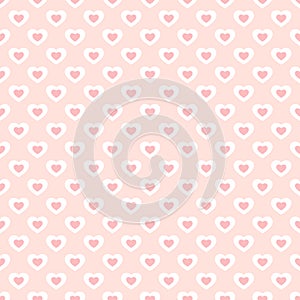 Valentines day background with small hearts. Design for decoration