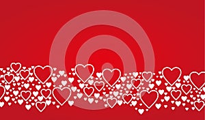 Valentines day card background