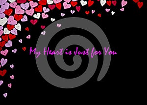 Valentines Day Card Valentines Day party invitation flyer background