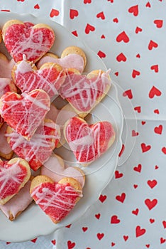 Valentines day cookies
