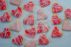 Valentines day cookies