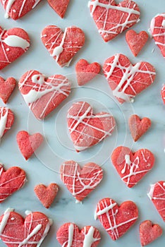 Valentines day cookies. Shortbread cookies
