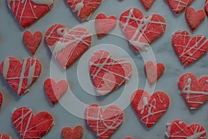 Valentines day cookies. Shortbread cookies