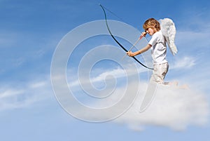 Día de San Valentín cupido arco 