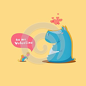 Valentines day - Cute pair of animals