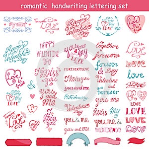 Valentines day design,labels, icons elements