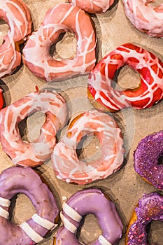 Valentines Day Donuts Full of Color