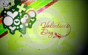 Valentines day grunge background