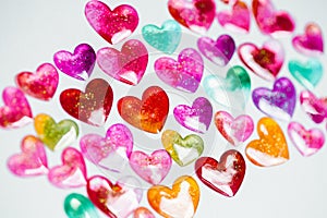 Valentines Day. Hearts Pattern.