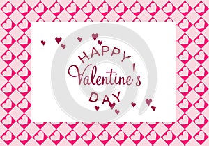 Valentines day illustrations and typography elements