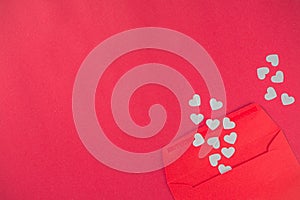 Valentines Day Love Letter background