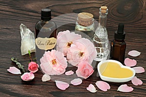 Valentines Day Love Potion Magic Spell Ingredients