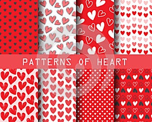 Valentines day pattern photo