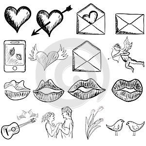 Valentines day sketch